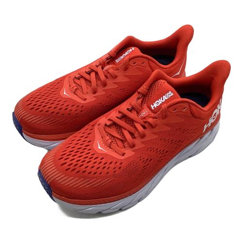 HOKAONEONE (ホカオネオネ) ランニングシューズ メンズ SIZE 25.5cm レッド CLIFTON 9 110534