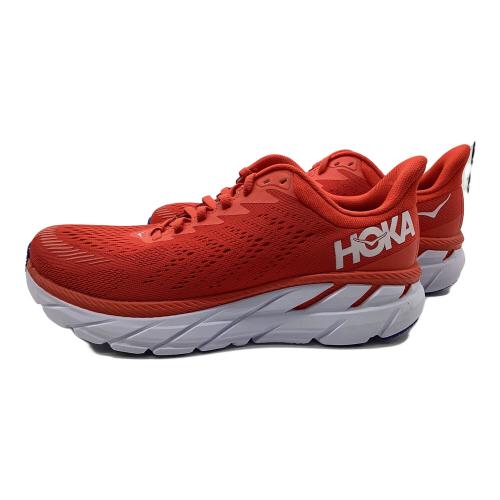 HOKAONEONE (ホカオネオネ) ランニングシューズ メンズ SIZE 25.5cm レッド CLIFTON 9 110534