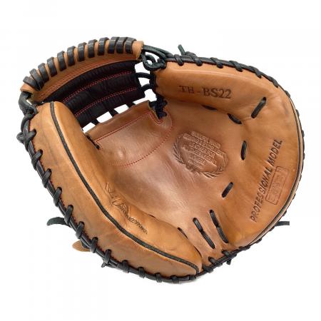 ハタケヤマ 軟式用キャッチャーミット BS22 ブラウン/ブラック 【公式