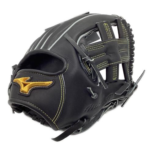 MIZUNO (ミズノ) 硬式グローブ 約28cm ブラック タティスJr型 BSSショップ限定・2022年モデル ケース・元箱付 Mizuno Pro HAGA JAPAN 内野用 1AJGH26043
