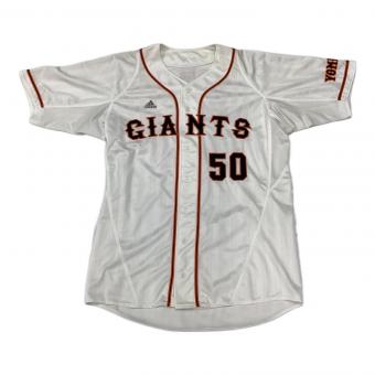 読売ジャイアンツ (ヨミウリジャイアンツ) 応援グッズ ホワイト 後藤孝志【50】2008シーズンOB戦 adidas ユニフォーム 選手実使用