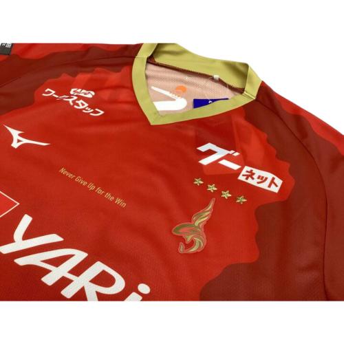 名古屋グランパス (ナゴヤグランパス) サッカーユニフォーム SIZE XL レッド 2024年鯱の大祭典 MIZUNO オーセンティック