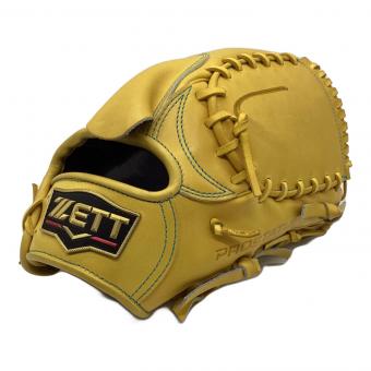 ZETT (ゼット) 硬式グローブ 約29cm イエロー P.C.PATTERN オーダーグラブ ケース付 PROSTATUS 投手用 BRG-PRO