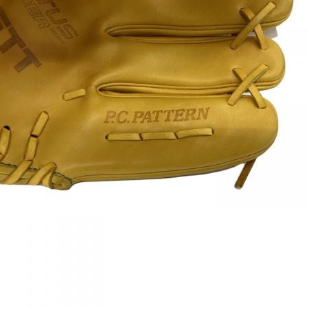ZETT (ゼット) 硬式グローブ 約29cm イエロー P.C.PATTERN オーダー