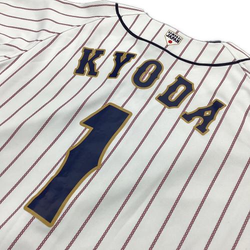 侍ジャパン (サムライジャパン) 応援グッズ SIZE M ホワイト 京田陽太【1】 ユニフォーム 2017年プロ野球アジアチャンピオンシップ レプリカ