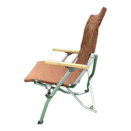 Snow peak (スノーピーク) アウトドアチェア LV-091 ブラウン ローチェア30