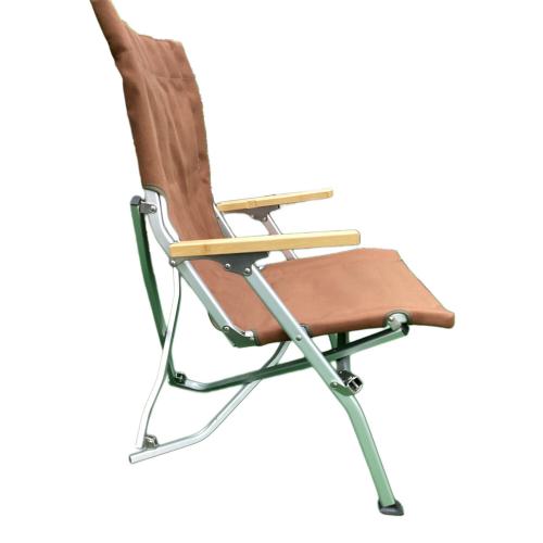 Snow peak (スノーピーク) アウトドアチェア LV-091 ブラウン ローチェア30