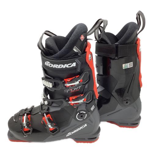 Nordica (ノルディカ) SPORTMACHINE3 90 スキーブーツ 25-25.5cm ブラック×グレー
