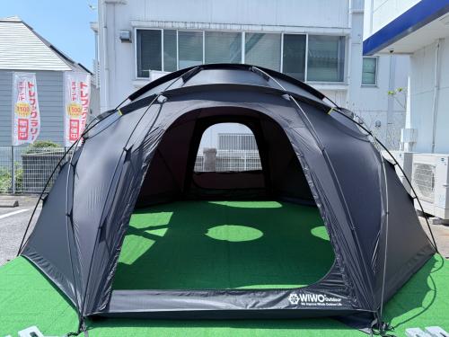 WIWO (ウィーオ) ドームテント ブラック ヤクドーム460 約456×460×218cm 2～4人用