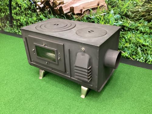 新保製作所 (シンボセイサクジョ) 薪ストーブ 角型3面窓付薪ストーブ FIRE SIDE