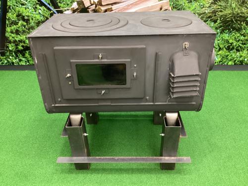 新保製作所 (シンボセイサクジョ) 薪ストーブ 角型3面窓付薪ストーブ FIRE SIDE