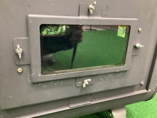 新保製作所 (シンボセイサクジョ) 薪ストーブ 角型3面窓付薪ストーブ FIRE SIDE