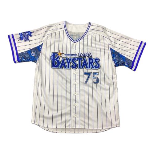 横浜DeNAベイスターズ (ヨコハマディーエヌエーベイスターズ) 石井琢朗【75】横浜DeNAベイスターズ ハイクオリティレプリカ ホワイト ユニフォーム 2022宜野湾キャンプ限定ハイクオリティユニフォーム
