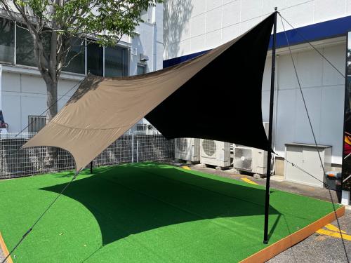 The Arth (ザァ～ッス) ヘキサタープ URBAN FOREST 幕男 ちゃいろ 約500×420cm 3～5人用