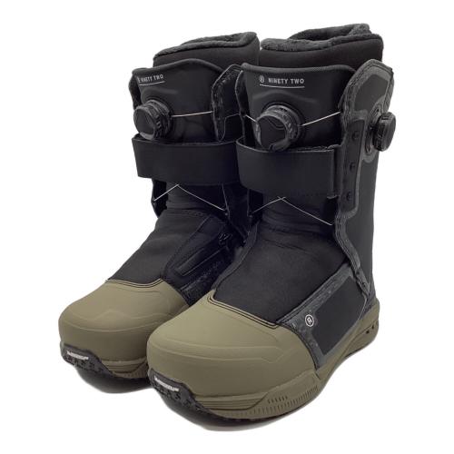 RIDE (ライド) スノーボードブーツ メンズ SIZE 28cm ブラックxオリーブ 24-25モデル THE92 デュアルBOAシステム