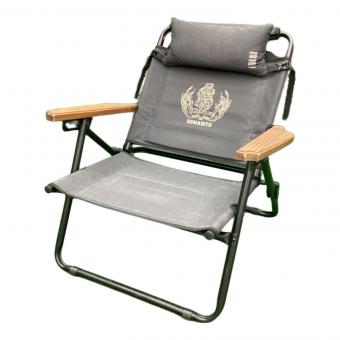 SOMABITO (ソマビト) アウトドアチェア SOMAnoHIJIOKI 名栗加工 カスタム品 ブラック ローバーチェア マルチクッションセット somabito別注モデル(oldtree)