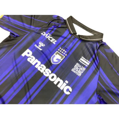 ガンバ大阪 (ガンバオオサカ) サッカーユニフォーム SIZE 2XO/3XO ブルー×ブラック ウェルトン【97】2025シーズンホーム hummel レプリカ