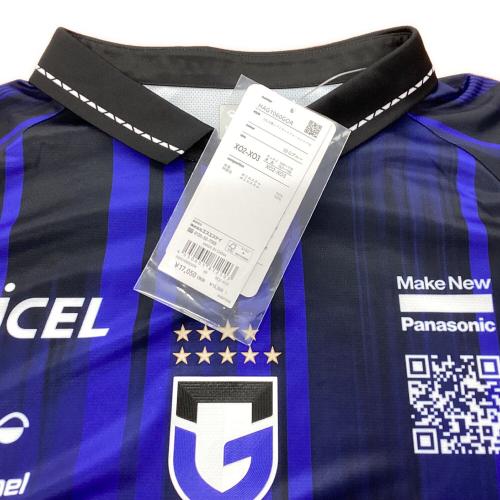 ガンバ大阪 (ガンバオオサカ) サッカーユニフォーム SIZE 2XO/3XO ブルー×ブラック ウェルトン【97】2025シーズンホーム hummel レプリカ