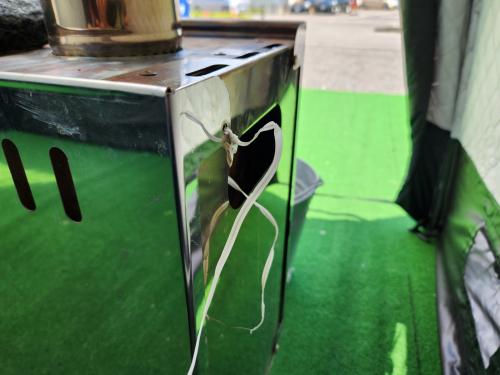 SaunaCamp テントサウナ 3層式テントサウナ MORZH 205x205x195cm 2~5人用