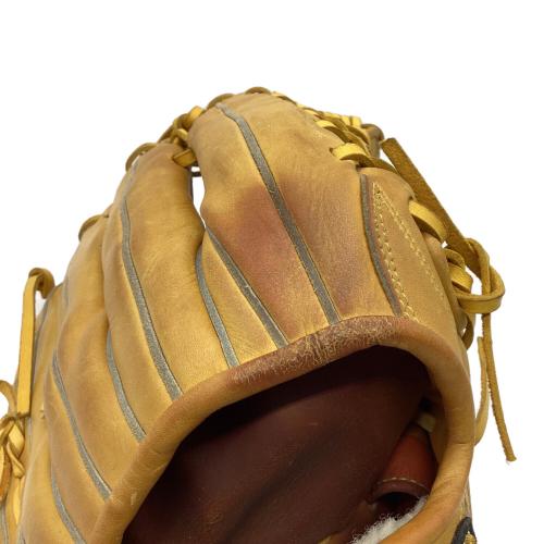 MIZUNO (ミズノ) 硬式グローブ 約32cm イエロー オーダーグラブ Mizuno Pro Premium Selection 外野用