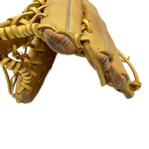 MIZUNO (ミズノ) 硬式グローブ 約32cm イエロー オーダーグラブ Mizuno Pro Premium Selection 外野用