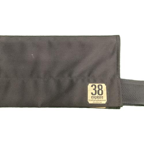 38explore アウトドアテーブル A38grate:ケース(ブラック)・テーブル(ブラウン)・ロストル(ブラック)/38G310:ケース(ブラック)・金具(ブラック) A38grate・38GT310