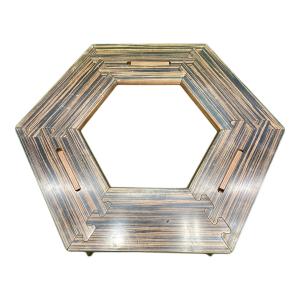 The Arth (ザァ～ッス) アウトドアテーブル ブラウン×ブラック 黒しま次郎