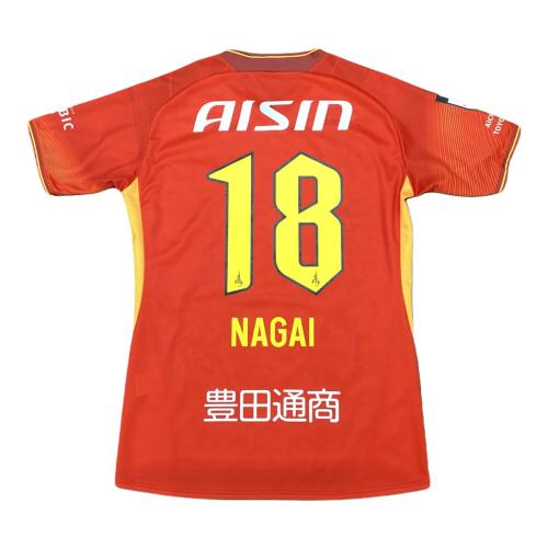 名古屋グランパス (ナゴヤグランパス) サッカーユニフォーム SIZE XL レッド 永井謙佑【18】2024シーズンホーム MIZUNO オーセンティック