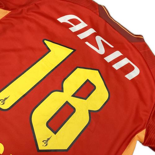 名古屋グランパス (ナゴヤグランパス) サッカーユニフォーム SIZE XL レッド 永井謙佑【18】2024シーズンホーム MIZUNO オーセンティック