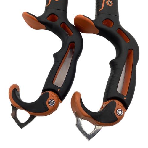 PETZL (ペツル) ピッケル ブラック×オレンジ アイスアックス NOMIC 2本セット