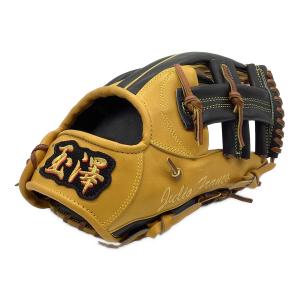 TAMAZAWA (タマザワ) 硬式グローブ 29cm イエローxブラック ネーム刻印入 ケース付 @ 内野用 フリオ・フランコ(独立リーグ監督時)使用モデル