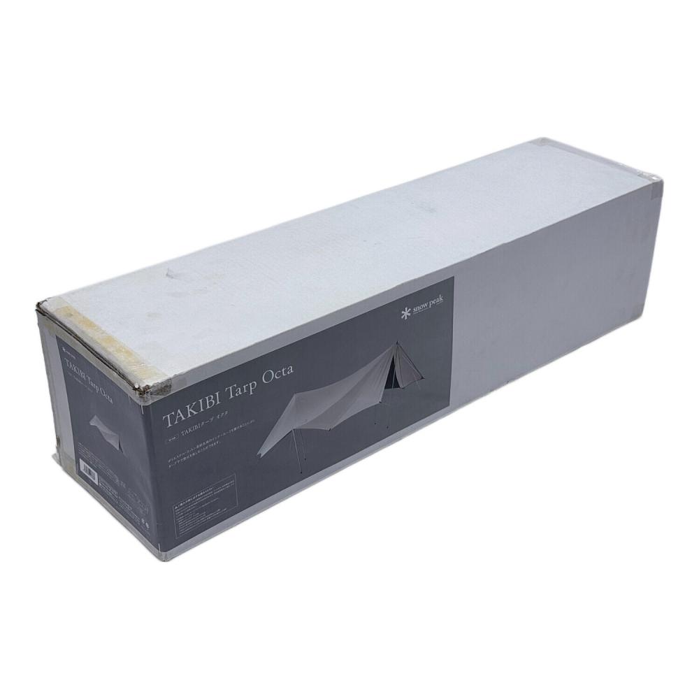 スノーピーク　TAKIBIタープ オクタ (TP-430) アイボリー　ポール付 TAKIBIタープ オクタセット| スノーピーク(Snow Peak)