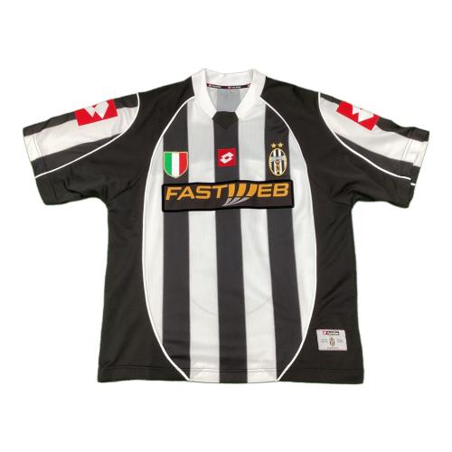 ユヴェントスFC サッカーユニフォーム SIZE XL ホワイト×ブラック エドガー・ダーヴィッツ【26】02/03シーズンホーム LOTTO