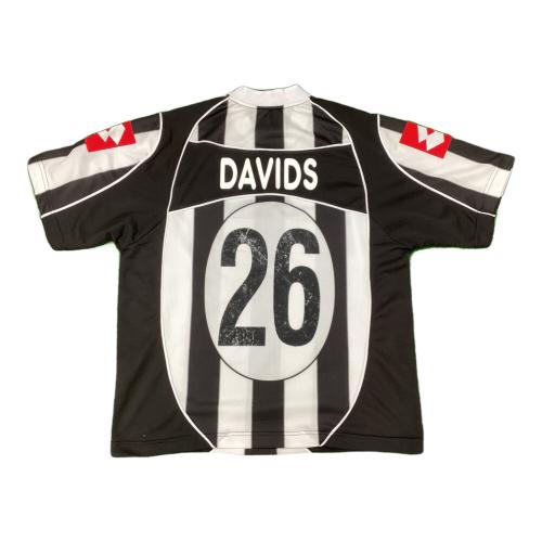 ユヴェントスFC サッカーユニフォーム SIZE XL ホワイト×ブラック エドガー・ダーヴィッツ【26】02/03シーズンホーム LOTTO