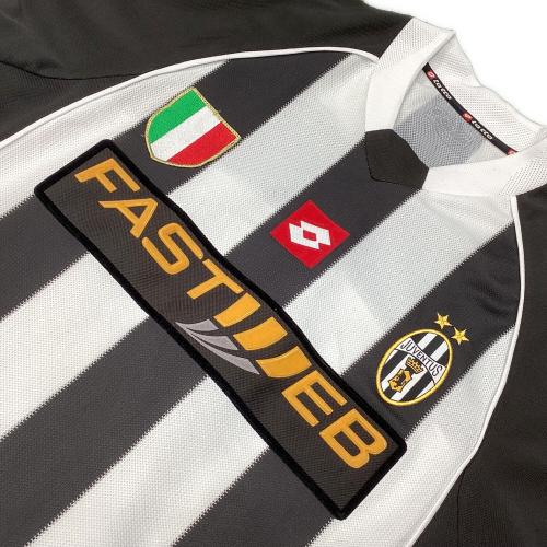 ユヴェントスFC サッカーユニフォーム SIZE XL ホワイト×ブラック エドガー・ダーヴィッツ【26】02/03シーズンホーム LOTTO