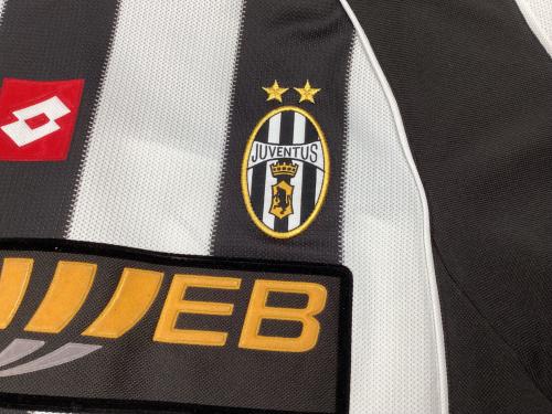 ユヴェントスFC サッカーユニフォーム SIZE XL ホワイト×ブラック エドガー・ダーヴィッツ【26】02/03シーズンホーム LOTTO