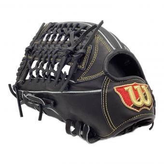 Wilson (ウィルソン) 硬式グローブ 約31cm ブラック Ｗilson Staff DUAL 外野用 左投げ用 HWTD8GR