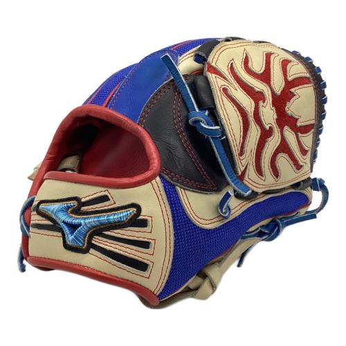 MIZUNO (ミズノ) 硬式グローブ SIZE 27cm ブルー×アイボリー オーダーグラブ Mizuno Pro ORDER 内野用
