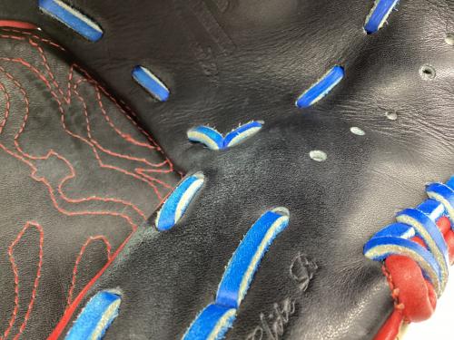 MIZUNO (ミズノ) 硬式グローブ SIZE 27cm ブルー×アイボリー オーダーグラブ Mizuno Pro ORDER 内野用