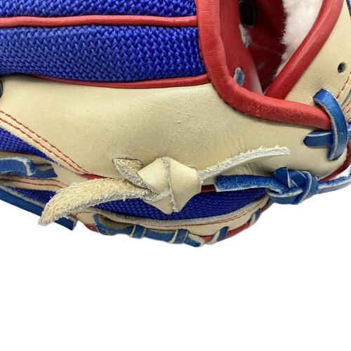 MIZUNO (ミズノ) 硬式グローブ SIZE 27cm ブルー×アイボリー オーダーグラブ Mizuno Pro ORDER 内野用