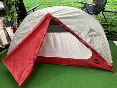 MSR (エムエスアール) ソロテント レッドxグレー エリクサー1 218x160x100cm 1人用