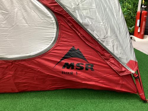MSR (エムエスアール) ソロテント レッドxグレー エリクサー1 218x160x100cm 1人用