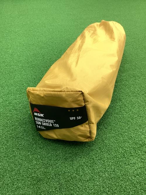 MSR (エムエスアール) ウィングタープ イエロー ランデブーサンシールド120 380x360x180cm 2～4人用