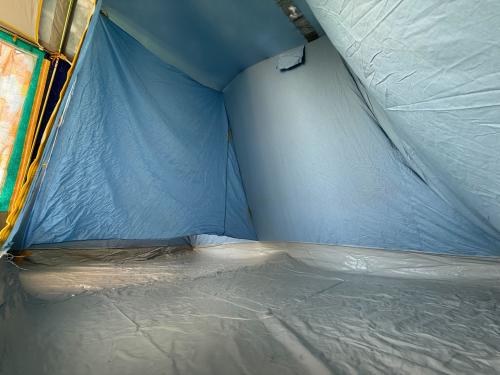 MARECHAL (マルシャル) ロッジテント インナーテント1張り型 ヴィンテージ ブルーxグリーン エステレル 400x350x205㎝ コットン素材