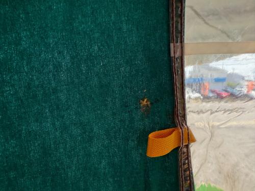 MARECHAL (マルシャル) ロッジテント インナーテント1張り型 ヴィンテージ ブルーxグリーン エステレル 400x350x205㎝ コットン素材