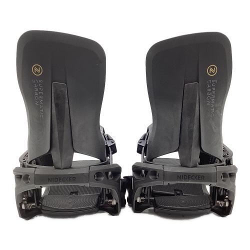 NIDECKER (ナイデッカー) SUPERMATIC CARBON ビンディング 24-25モデル Lサイズ（26.5～28.5cm） ブラック