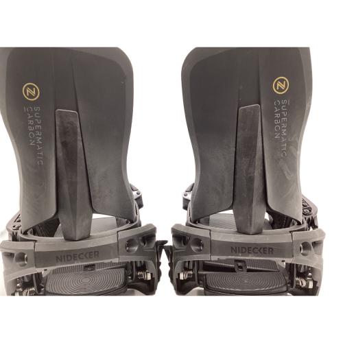 NIDECKER (ナイデッカー) SUPERMATIC CARBON ビンディング 24-25モデル Lサイズ（26.5～28.5cm） ブラック