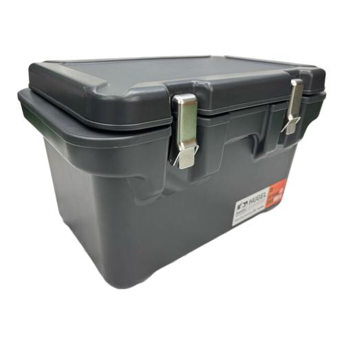 hugel (ヒューゲル) クーラーボックス 20L グレー 約6.1日保冷・6面真空断熱パネル VITC-20 真空断熱クーラーボックス