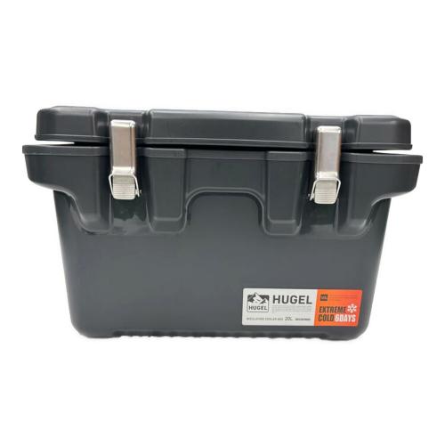 hugel (ヒューゲル) クーラーボックス 20L グレー 約6.1日保冷・6面真空断熱パネル VITC-20 真空断熱クーラーボックス