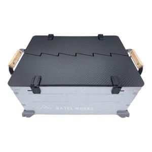 37CAMP ファニチャーアクセサリー ブラック シェルコン25専用 FR232 クラックトップ(ドライカーボン製) 天板のみ